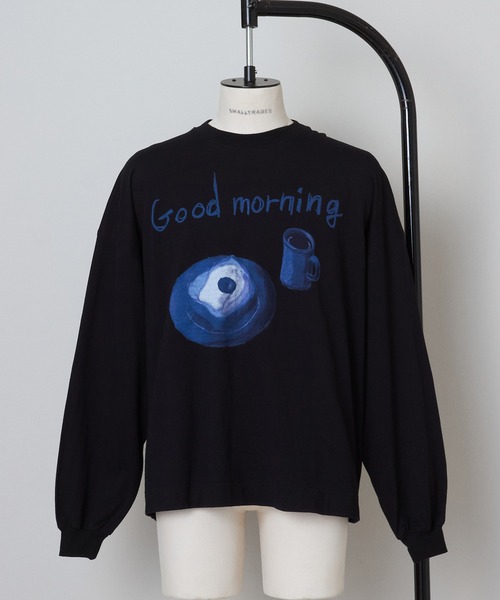 SHINYAKOZUKA(シンヤコヅカ)の「MORNING SPECIAL(Tシャツ/カットソー・メンズ・ダークネイビー/ホワイト/ダークブラック・SMALL/MEDIUM/LARGE)」の2枚目の写真