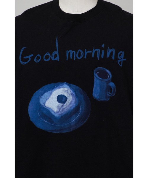 SHINYAKOZUKA(シンヤコヅカ)の「MORNING SPECIAL(Tシャツ/カットソー・メンズ・ダークネイビー/ホワイト/ダークブラック・SMALL/MEDIUM/LARGE)」の11枚目の写真