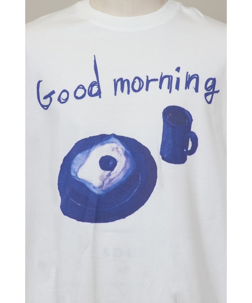 SHINYAKOZUKA(シンヤコヅカ)の「MORNING SPECIAL(Tシャツ/カットソー・メンズ・ダークネイビー/ホワイト/ダークブラック・SMALL/MEDIUM/LARGE)」の5枚目の写真