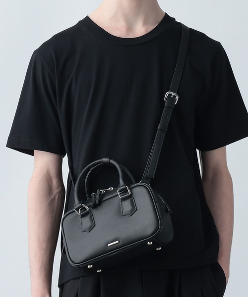 HARE（ハレ）の「ミニボストンBAG(HARE)（ボストンバッグ・メンズ・ブラック・FREE）」の4枚目の写真