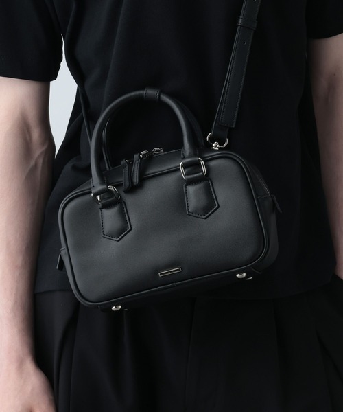 HARE（ハレ）の「ミニボストンBAG(HARE)（ボストンバッグ・メンズ・ブラック・FREE）」の5枚目の写真