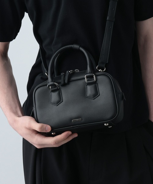 HARE（ハレ）の「ミニボストンBAG(HARE)（ボストンバッグ・メンズ・ブラック・FREE）」の6枚目の写真