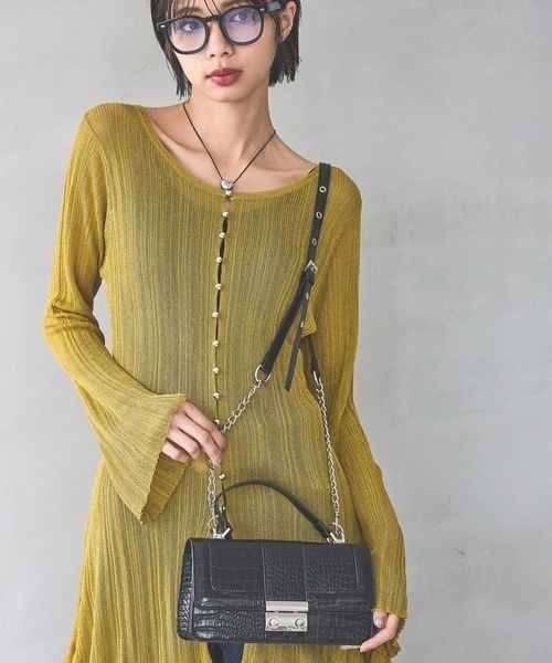 PAGEBOY（ページボーイ）の「アソートフラップハンドバッグ（ハンドバッグ・レディース・ブラック/イエロー/レオパード・FREE）」の7枚目の写真