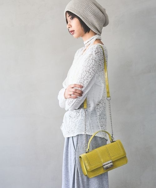 PAGEBOY（ページボーイ）の「アソートフラップハンドバッグ（ハンドバッグ・レディース・ブラック/イエロー/レオパード・FREE）」の9枚目の写真