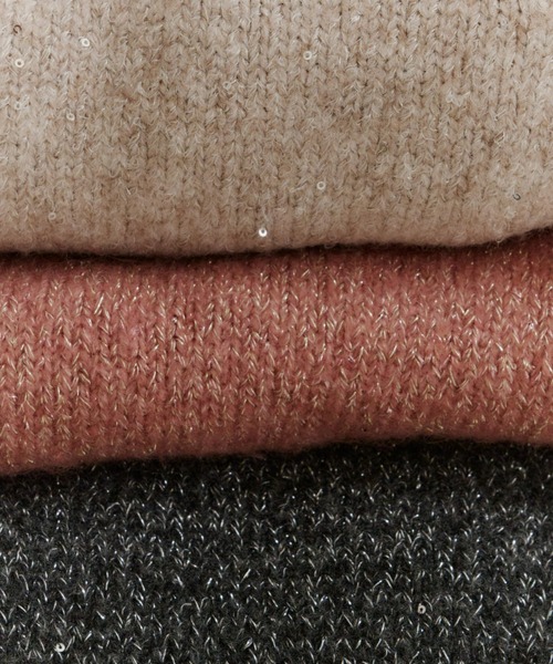 スパンコールタートルニット（ニット/セーター）｜Olu.（オルドット