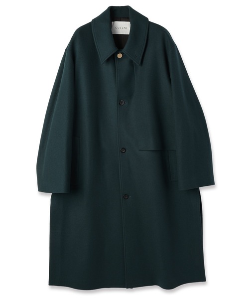 Lamb Wool Melton Layerd Long Coat（トレンチコート）｜CULLNI