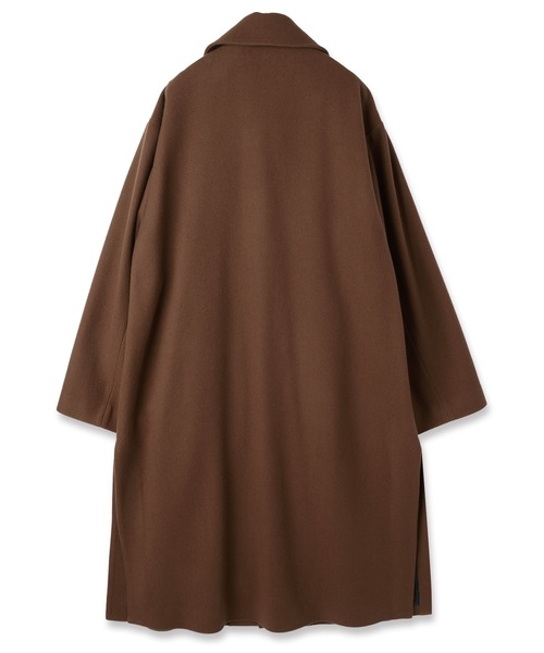 CULLNI（クルニ）の「Lamb Wool Melton Layerd Long Coat（トレンチコート・メンズ・ブラウン/ブラック/ネイビー/グリーン・2/1/0）」の10枚目の写真