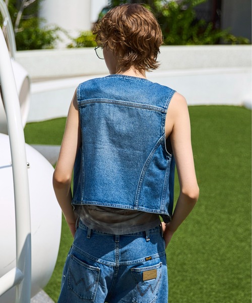 Wrangler×MAISON SPECIAL】Collaboration Mud Denim Vest