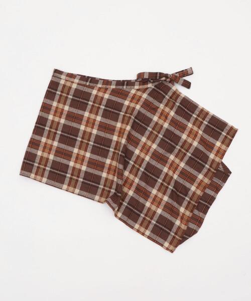 WEGO（ウィゴー）の「WEGO/チェックラップスカート（スカート・レディース・ブラック/レッド/ブラウン・FREE）」の5枚目の写真