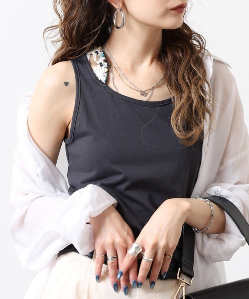 セール】ホルターレースビーズ付きタンクトップ（タンクトップ