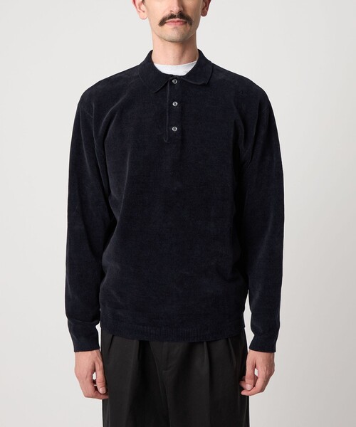 Steven Alan＞ 3B コットン ニット ポロシャツ（ニット/セーター