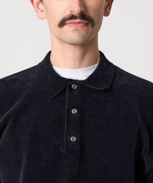 美品　steven alan ニットポロシャツ BEAUTY&YOUTH UNITED ARROWS｜<Steven Alan> 3B コットン ニット