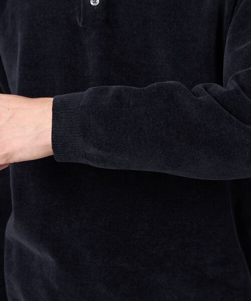 Steven Alan（スティーブンアラン）の「＜Steven Alan＞ 3B コットン ニット ポロシャツ（ニット/セーター・メンズ・ダークブラウン/ネイビー・S/M/L/XL）」の18枚目の写真