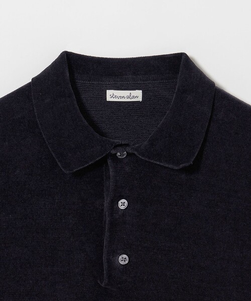 Steven Alan＞ 3B コットン ニット ポロシャツ（ニット/セーター