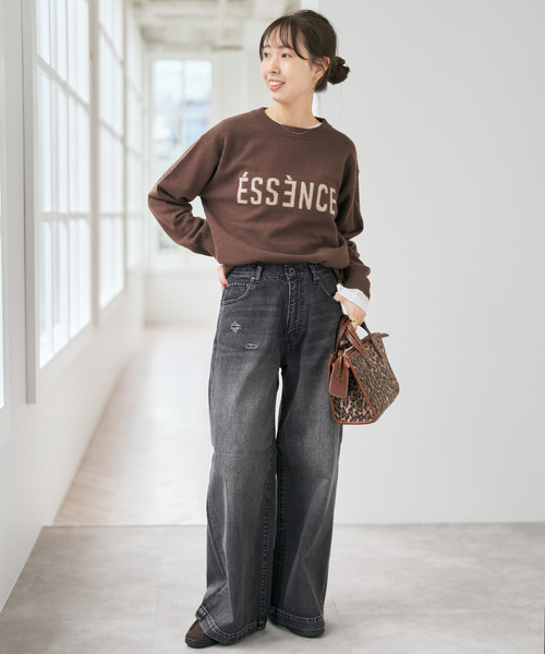 パンツ Spick and Span 5 1/2 BAGGY DENIM 26 5 1/2 BAGGY DENIM (Black）（デニムパンツ）｜Spick & Span