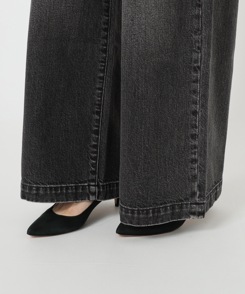 5 1/2 BAGGY DENIM (Black）（デニムパンツ）｜Spick & Span
