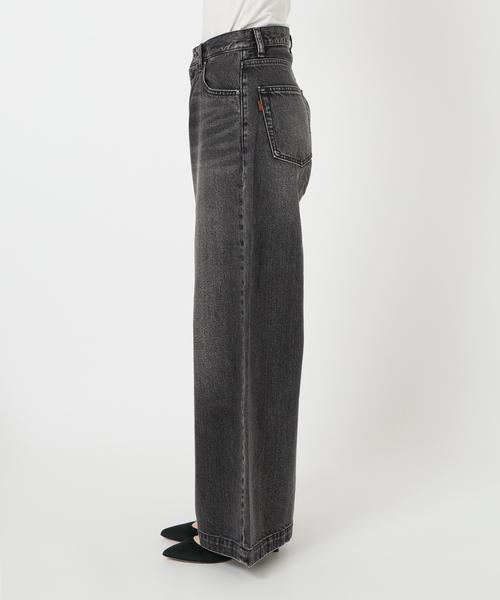Spick & Span（スピックアンドスパン）の「5 1/2 BAGGY DENIM (Black）（デニムパンツ・レディース・ブラック・29/28/27/26）」の21枚目の写真