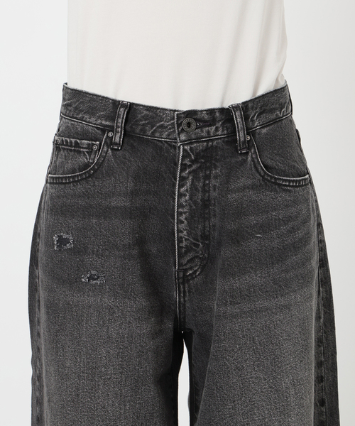 5 1/2 BAGGY DENIM ブラック サイズ26 5 1/2 BAGGY DENIM (Black）（デニムパンツ）｜Spick & Span