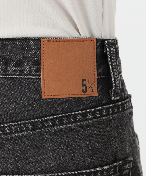 5 1/2 BAGGY DENIM (Black）（デニムパンツ）｜Spick & Span