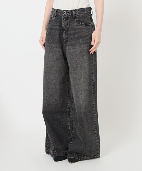 5 1/2 BAGGY DENIM (Black）（デニムパンツ）｜Spick & Span（スピック