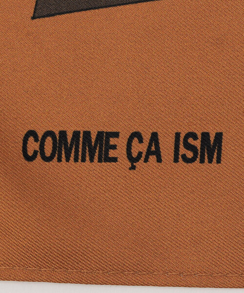 COMME CA ISM（コムサイズム）の「【リバーシブル】タッセル大判スカーフ（ストール/ショール・レディース・キャメル/グリーン系・FREE）」の7枚目の写真