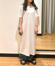 Right-on | 【HONEYSUCKLE ROSE】接触冷感ポロワンピース(ワンピース)