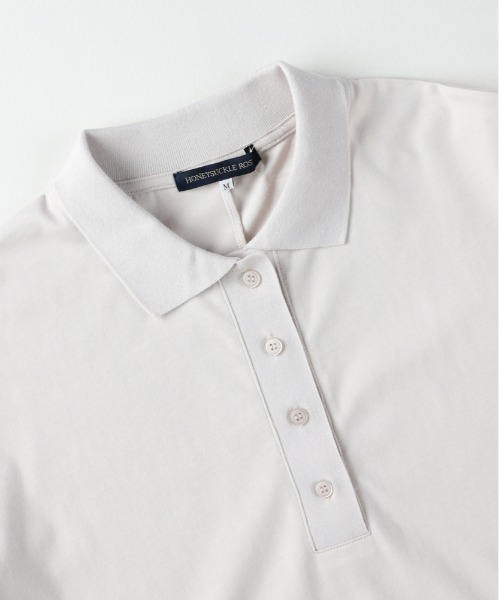 Right-on(ライトオン)の「【HONEYSUCKLE ROSE】接触冷感ポロワンピース(ワンピース・レディース・ブラウン/ライトグレー/ダークグレー・L/M)」の17枚目の写真