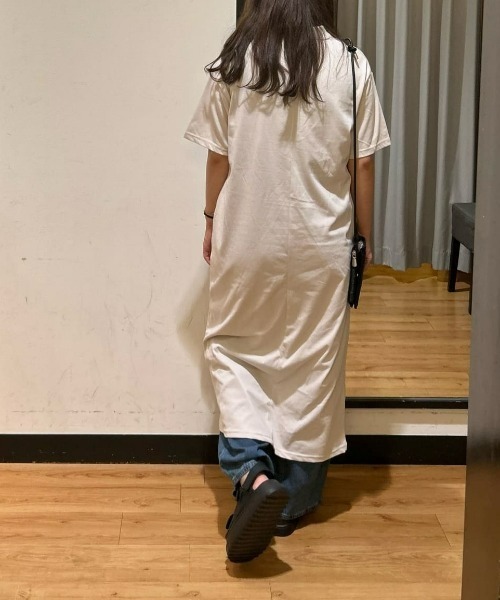 Right-on(ライトオン)の「【HONEYSUCKLE ROSE】接触冷感ポロワンピース(ワンピース・レディース・ブラウン/ライトグレー/ダークグレー・L/M)」の13枚目の写真