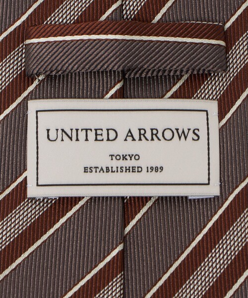 UNITED ARROWS（ユナイテッドアローズ）の「マルチストライプ ネクタイ（ネクタイ・メンズ・ブラウン系/ネイビー・FREE）」の8枚目の写真