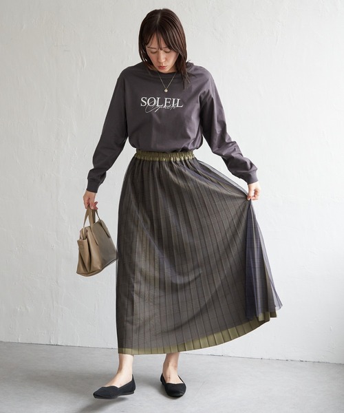 ikka（イッカ）の「【親子コーデ】ロゴフォトプリントスウェットＴ（Tシャツ/カットソー・レディース・オフホワイト/チャコールグレー/ホワイト・M/L/S）」の12枚目の写真