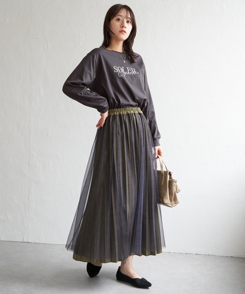 ikka（イッカ）の「【親子コーデ】ロゴフォトプリントスウェットＴ（Tシャツ/カットソー・レディース・オフホワイト/チャコールグレー/ホワイト・M/L/S）」の13枚目の写真