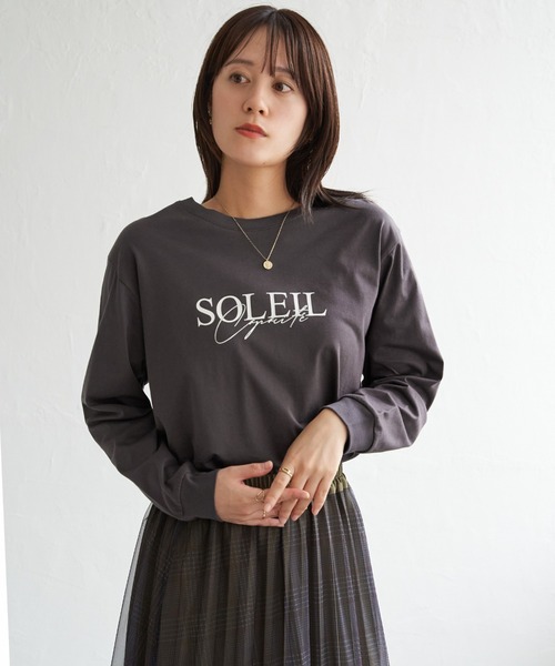 ikka（イッカ）の「【親子コーデ】ロゴフォトプリントスウェットＴ（Tシャツ/カットソー・レディース・オフホワイト/チャコールグレー/ホワイト・M/L/S）」の14枚目の写真