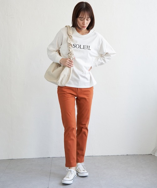 ikka（イッカ）の「【親子コーデ】ロゴフォトプリントスウェットＴ（Tシャツ/カットソー・レディース・オフホワイト/チャコールグレー/ホワイト・M/L/S）」の15枚目の写真