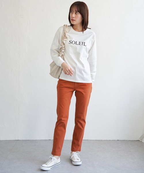 ikka（イッカ）の「【親子コーデ】ロゴフォトプリントスウェットＴ（Tシャツ/カットソー・レディース・オフホワイト/チャコールグレー/ホワイト・M/L/S）」の16枚目の写真