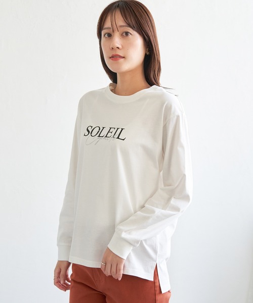 ikka（イッカ）の「【親子コーデ】ロゴフォトプリントスウェットＴ（Tシャツ/カットソー・レディース・オフホワイト/チャコールグレー/ホワイト・M/L/S）」の18枚目の写真