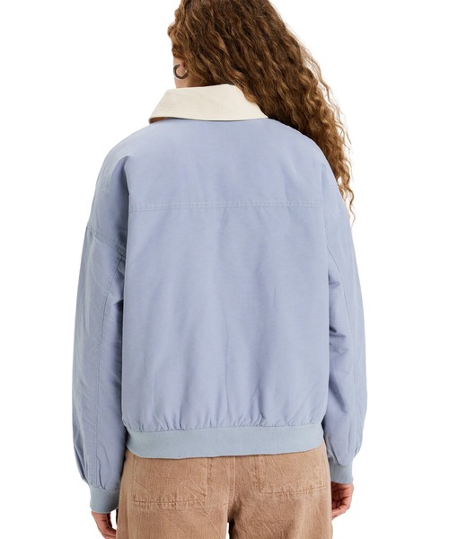 ROXY(ロキシー)の「SWEET TALK /ロキシーワンポイント中綿ジップアップアビエータージャケット(ブルゾン・レディース・ブルー・MEDIUM/SMALL)」の2枚目の写真