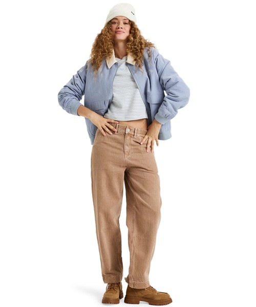 ROXY(ロキシー)の「SWEET TALK /ロキシーワンポイント中綿ジップアップアビエータージャケット(ブルゾン・レディース・ブルー・MEDIUM/SMALL)」の4枚目の写真