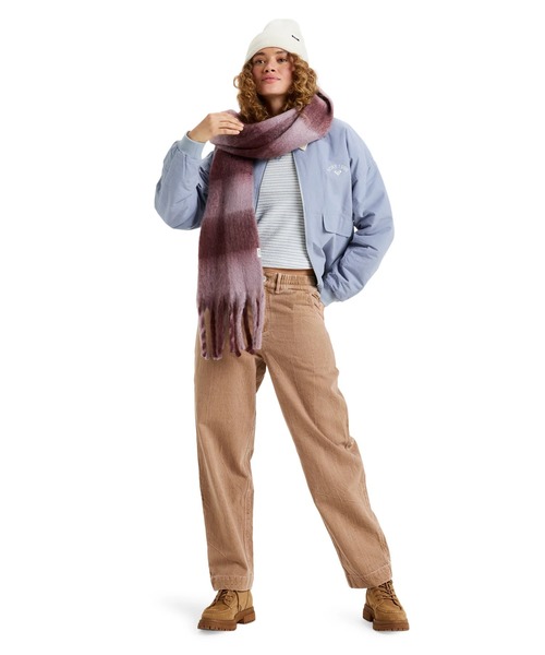 ROXY(ロキシー)の「SWEET TALK /ロキシーワンポイント中綿ジップアップアビエータージャケット(ブルゾン・レディース・ブルー・MEDIUM/SMALL)」の5枚目の写真