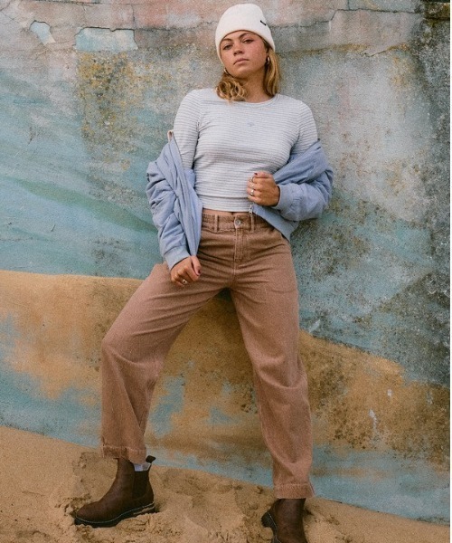 ROXY(ロキシー)の「SWEET TALK /ロキシーワンポイント中綿ジップアップアビエータージャケット(ブルゾン・レディース・ブルー・MEDIUM/SMALL)」の9枚目の写真