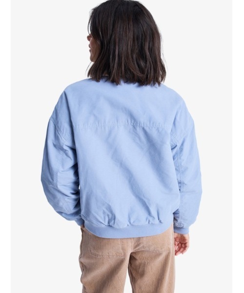 ROXY(ロキシー)の「SWEET TALK /ロキシーワンポイント中綿ジップアップアビエータージャケット(ブルゾン・レディース・ブルー・MEDIUM/SMALL)」の10枚目の写真