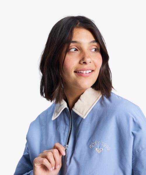 ROXY(ロキシー)の「SWEET TALK /ロキシーワンポイント中綿ジップアップアビエータージャケット(ブルゾン・レディース・ブルー・MEDIUM/SMALL)」の14枚目の写真