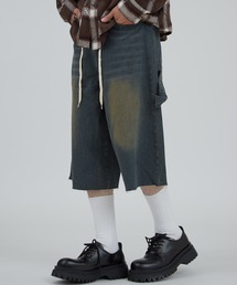 improves（インプローブス）の「ルーズ ハーフ 加工 デニムパンツ（デニムパンツ）」