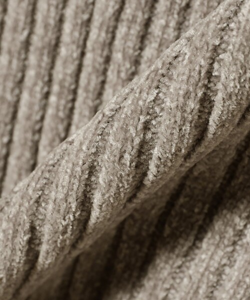 Ray BEAMS（レイビームス）の「モール ハーフジップ ビッグカラー ニット（ニット/セーター・レディース・オフホワイト/シルバー/ライトブルー・ONE SIZE）」の17枚目の写真