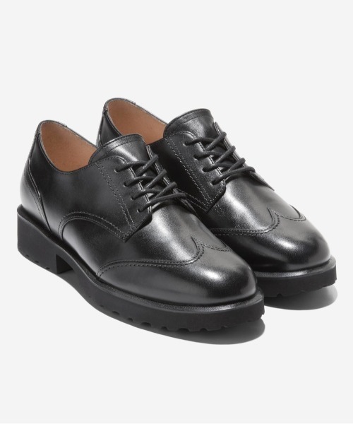 COLE HAAN(コールハーン)の「ジニーン レースアップ ウィング オックスフォード womens(ドレスシューズ・レディース・ブラック・5.5/6/6.5/7/7.5/5/8/8.5)」の2枚目の写真