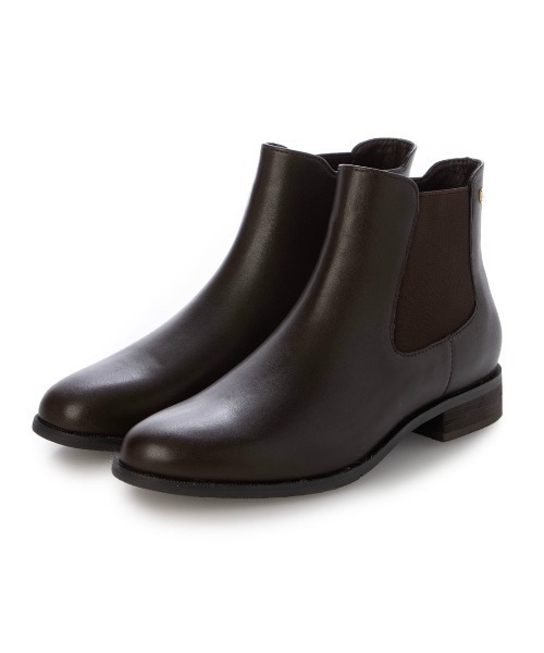 ing(イング)の「アクセントサイドゴアブーツ(ブーツ・レディース・ダークブラウン/ブラック・22.5cm/23cm/23.5cm/24cm/24.5cm/25cm)」の2枚目の写真