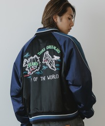 FACETASM(t@Zb^Y)FACETASM/t@Zb^Y THULE SOUVENIR JACKET WPbg(XJW)