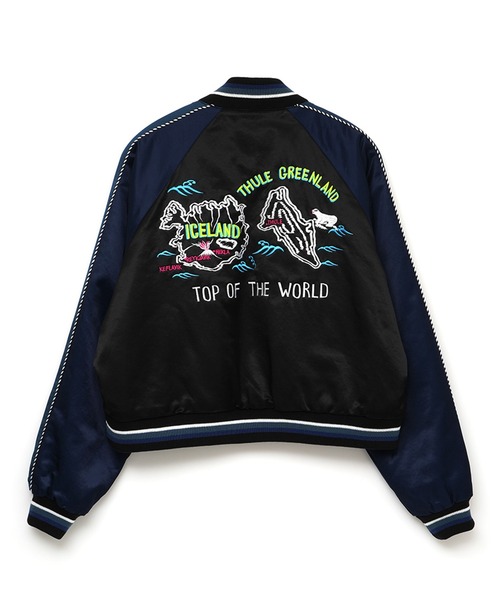 FACETASM(ファセッタズム)の「FACETASM/ファセッタズム THULE SOUVENIR JACKET ジャケット(スカジャン・メンズ・ブラック・5/3/4)」の14枚目の写真