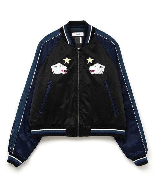 FACETASM(ファセッタズム)の「FACETASM/ファセッタズム THULE SOUVENIR JACKET ジャケット(スカジャン・メンズ・ブラック・5/3/4)」の17枚目の写真