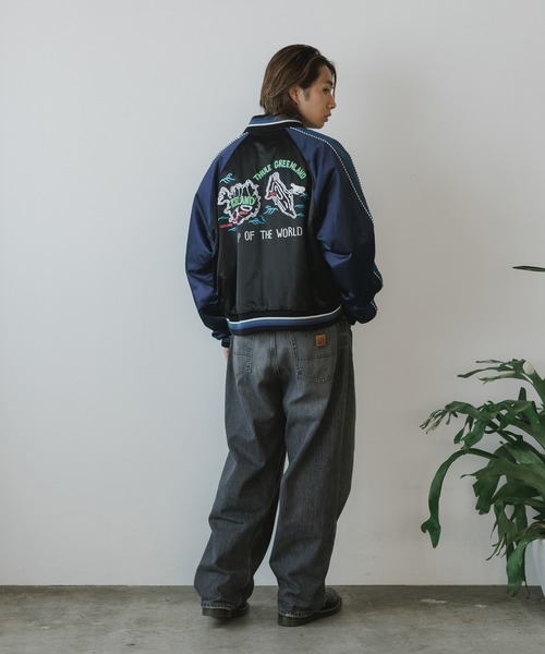 FACETASM ファセッタズム 新品メンズスカジャン4刺繍 FACETASM ファセッタズム 新品メンズスカジャン4刺繍 FACETASM