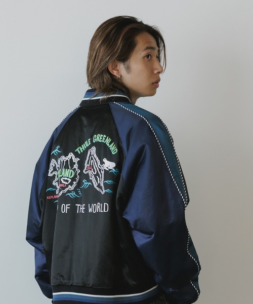 FACETASM(ファセッタズム)の「FACETASM/ファセッタズム THULE SOUVENIR JACKET ジャケット(スカジャン・メンズ・ブラック・5/3/4)」の11枚目の写真